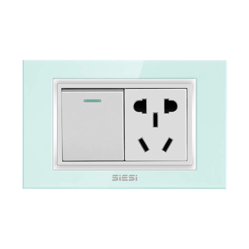 一開五孔（玉綠色）