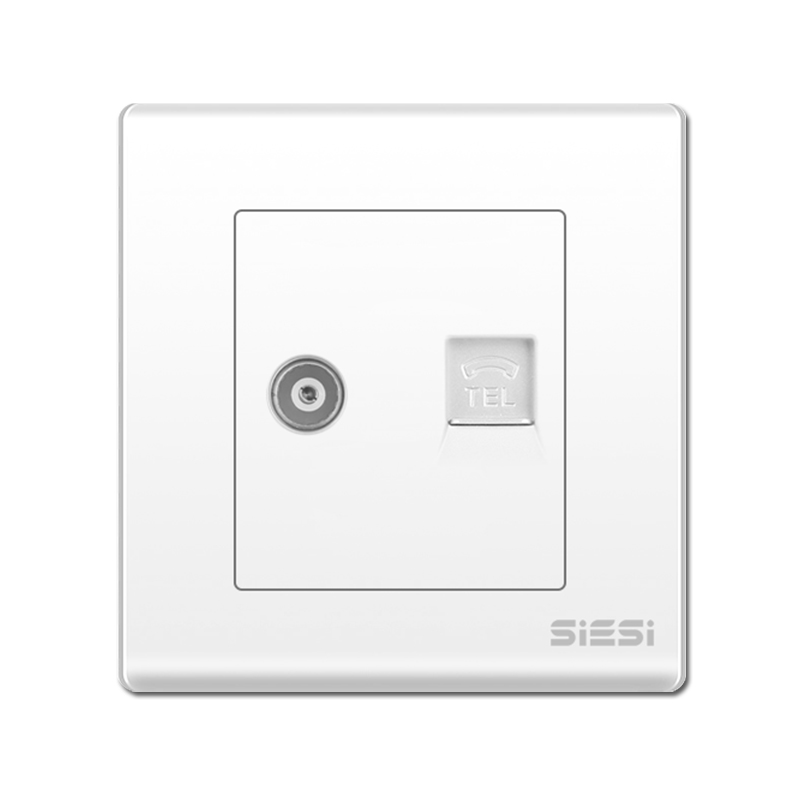 一位電視、電話插座